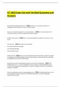 ICT 2622 Exam Set with Verified Questions and Answers