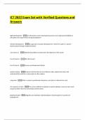 ICT 2622 Exam Set with Verified Questions and Answers