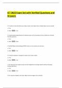 ICT 2622 Exam Set with Verified Questions and Answers