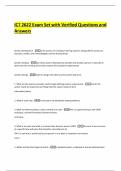 ICT 2622 Exam Set with Verified Questions and Answers