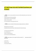 ICT 2622 Exam Set with Verified Questions and Answers