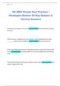 NC DMV Permit Test Practice &sol; Strategies Review Of Key Quizzes & Correct Answers