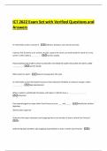 ICT 2622 Exam Set with Verified Questions and Answers