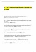 ICT 2622 Exam Set with Verified Questions and Answers