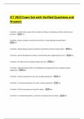 ICT 2622 Exam Set with Verified Questions and Answers