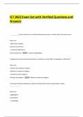 ICT 2622 Exam Set with Verified Questions and Answers