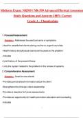 Midterm Exam&colon; NR 509&sol; NR509 Midterm Exam Advanced Physical Assessment &lpar;Latest 2025&sol; 2026&rpar; Questions with Verified Answers - Chamberlain