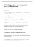 API 570 &lpar;questions and answers&rpar; A&plus; rated already passed