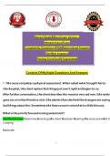 Mental Health Hesi Exam Version 4 Newest Actual Exam Complete 84 Questions With Rationalized Answers &lpar;Verified Answers&rpar; Passing Score 100&percnt; Guaranteed 