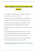 Owner Builder Exam 2026 Questions and Answers