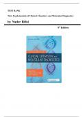 Tietz Fundamentals of Clinical Chemistry and Molecular Diagnostics &lpar;8th Edition&rpar; - by Nader Rifai&comma; Chapter 1-49 - Complete Test Bank