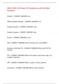 WGU D431 OA Exam 55 Questions with Verified Answers&comma;100&percnt;CORRECT
