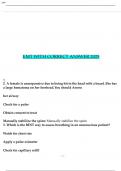 EMT WITH CORRECT ANSWER 2025
