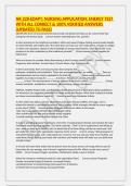 NR 228-EDAPT&colon; NURSING APPLICATION&colon; ENERGY TEST WITH ALL CORRECT & 100&percnt; VERIFIED ANSWERS &lpar;UPDATED TO PASS&rpar;