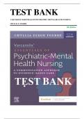 TEST BANK Varcarolis&rsquo; Essentials of Psychiatric Mental Health Nursing&colon; A Communication Approach to Evidence-Based Care 5th Edition By Chyllia D Fosbre &vert; Complete Guide chapter 1-28