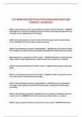 CFT MONITOR CERTIFICATION EXAM QUESTIONS AND CORRECT ANSWERS&excl;&excl;