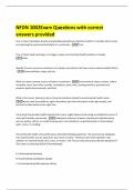 NFDN 1002Exam Questions with correct answers provided