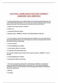 AH3 FINAL EXAM QUESTIONS AND CORRECT ANSWERS 100&percnt; VERIFIED&excl;&excl;