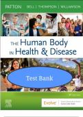 Full Test Bank for The Human Body in Health & Disease 8th Edition by Patton et al&period; &ndash; Chapters&nbsp;1&ndash;25 Complete Verified Q&A Guide