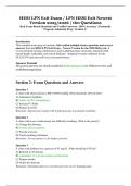 HESI LPN Exit Exam &vert; Newest Version 2025&sol;2026 160 Real Exam-Based Questions with Verified Answers &vert; 100&percnt; Accuracy &vert; Practical Nursing Exit Prep &vert; Graded A&plus;