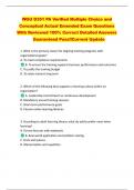 WGU D351 PA Verified Multiple Choice and  Conceptual Actual Emended Exam Questions  With Reviewed 100&percnt; Correct Detailed Answers  Guaranteed Pass&excl;&excl;Current Update 