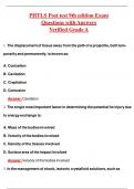 Bundled Package PHTLS 9th Edition&comma;PHTLS 10th Edition&comma; Pre-Test&comma;Pre & Post Test Exams &lpar;Latest 2025&sol; 2026 UPDATES STUDY BUNDLE&rpar; Questions and Verified Answers&vert; Grade A