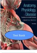 Test Bank for Anatomy&comma; Physiology & Disease&colon; Foundations for the Health Professions&comma; 3rd Edition by Deborah Roiger & Nia Bullock &ndash; Complete Chapters Up to 16 Q&A Guide