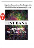 Cognitive Neuroscience&colon; The Biology of the Mind 5th Ed&period; &vert; Gazzaniga &ndash; Test Bank &ndash; All Chapters Covered