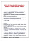 EXSS 276 Exam 3 &lpar;2025&rpar; Actual Exam Questions and Answers A&plus; Graded&period;