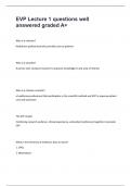 EVP Lecture 1 questions well answered graded A&plus;