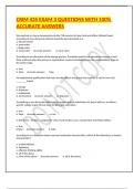 CRIM 435 EXAM 3 QUESTIONS WITH 100&percnt; ACCURATE ANSWERS