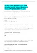 NR 223 Final Review Exam Test Questions with Solved Solutions Graded A&plus;&lpar;2025-2026&rpar; Update&period;