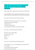 NUR 223 Prep Exam Test Questions with All Solved Solutions &lpar;2025&rpar; Updated&period;