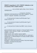PMHNP Comprehensive ANCC PMHNP Addendum to 2nd Ed Questions With Complete Solutions