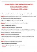 Ryanair Initial Exam Questions and Answers Latest 2025&sol;2026 with complete solution&semi;&lpar;Actual exam 100&percnt; verified