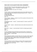 NSG-303 CH-69 QUESTIONS AND ANSWERS