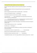 Entomology Midterm &lpar;Quiz 2&rpar; Questions and Answers Already Passed 