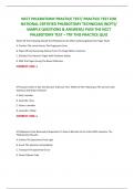 NCCT PHLEBOTOMY PRACTICE TEST&sol; PRACTICE TEST FOR NATIONAL CERTIFIED PHLEBOTOMY TECHNICIAN &lpar;NCPT&rpar;&sol; SAMPLE QUESTIONS & ANSWERS&sol; PASS THE NCCT PHLEBOTOMY TEST &ndash; TRY THIS PRACTICE QUIZ