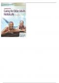 Test Bank for Anderson's Caring for Older Adults Holistically 6th Edition by Tamara R&period; Dahlkemper All Chapters 1 -22 A&plus;