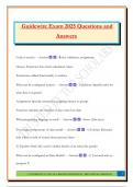 Guidewire Exam 2025 Questions and Answers