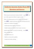 Guidewire Associate Analyst Exam 2025 Questions and Answers