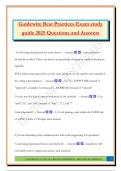 Guidewire Best Practices Exam study guide 2025 Questions and Answers