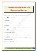 Guidewire Associate Bundled Exams 2025 &vert;Questions with Correct Answers &vert;100&percnt; Satisfaction Guaranteed