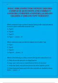 IFSAC FIRE INSPECTOR EXAM 2025&sol;2026 WITH ACTUAL CORRECT QUESTIONS AND VERIFIED DETAILED ANSWERS &vert;FREQUENTLY TESTED QUESTIONS AND SOLUTIONS &vert;ALREADY GRADED A&plus;&vert;NEWEST&vert;BRAND NEW VERSION &excl;&excl;&excl;&vert;LATEST UPDATE