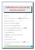 COMD 5070 exam 1 study guide 2025 Questions and Answers