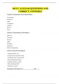 MCCC A3 EXAM QUESTIONS AND CORRECT ANSWERS&excl;&excl;