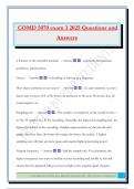 COMD 5070 exam 3 2025 Questions and Answers
