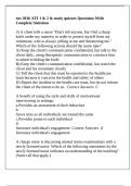 nrs 3016 ATI 1 & 2 & study quizzes Questions With Complete Solutions
