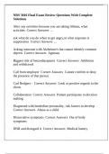 NRS 3016 Final Exam Review Questions With Complete Solutions