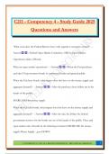 C211 - Competency 4 - Study Guide 2025 Questions and Answers
